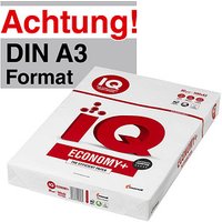 IQ Kopierpapier ECONOMY+ DIN A3 80 g/qm 500 Blatt von IQ