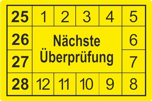 Prüfplaketten ab 2025 - mehrjährig - 20 x 30 mm: 250 Stück - aus hochwertiger Haftfolie - Staffelpreise für Businesskunden ab 3, 6, 11 VE Prüfplaketten ab 2025 - mehrjährig - 20 x 30 mm: 250 Stück - aus hochwertiger Haftfolie - Staffelpreise für Businesskunden ab 3, 6, 11 VE von IQM TOOLS