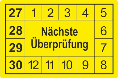 Prüfplaketten ab 2027 - mehrjährig - 20 x 30 mm: 250 Stück - aus hochwertiger Haftfolie - Staffelpreise für Businesskunden ab 3, 6, 11 VE Prüfplaketten ab 2027 - mehrjährig - 20 x 30 mm: 250 Stück - aus hochwertiger Haftfolie - Staffelpreise für Businesskunden ab 3, 6, 11 VE von IQM TOOLS