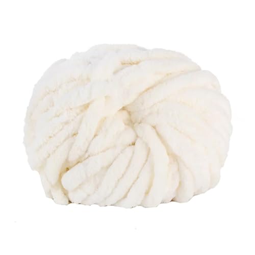 Chenille-Garn, Dickes, Flauschiges Garn, for Häkelprojekte, Herstellung Von Plüschbällen, Handgefertigten Taschen, Pullovern, Schuhen, Hüten, Pullovern, Decken, Schals, 27 M Lang(01) von IRCKONCI