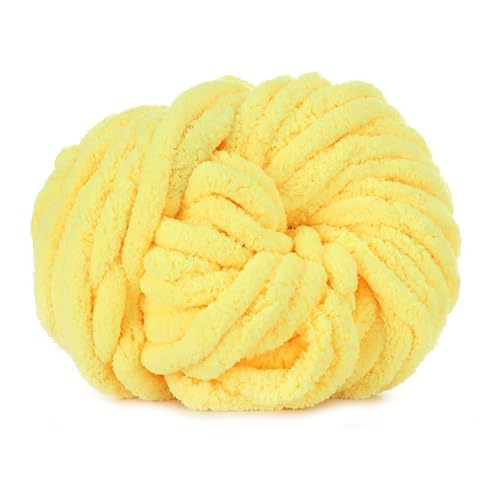 Chenille-Garn, Dickes, Flauschiges Garn, for Häkelprojekte, Herstellung Von Plüschbällen, Handgefertigten Taschen, Pullovern, Schuhen, Hüten, Pullovern, Decken, Schals, 27 M Lang(04) von IRCKONCI