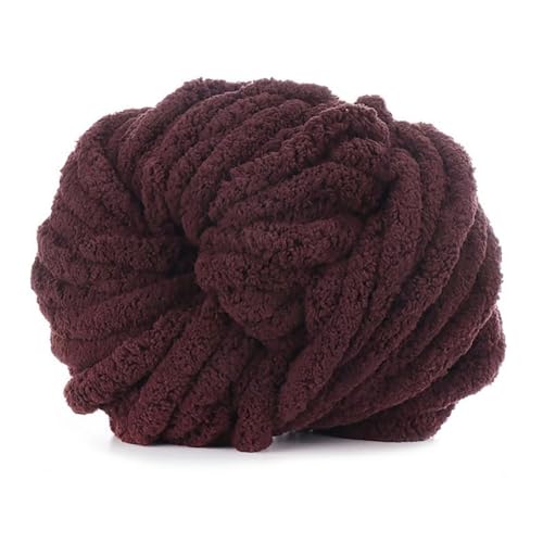 Chenille-Garn, Dickes, Flauschiges Garn, for Häkelprojekte, Herstellung Von Plüschbällen, Handgefertigten Taschen, Pullovern, Schuhen, Hüten, Pullovern, Decken, Schals, 27 M Lang(17) von IRCKONCI