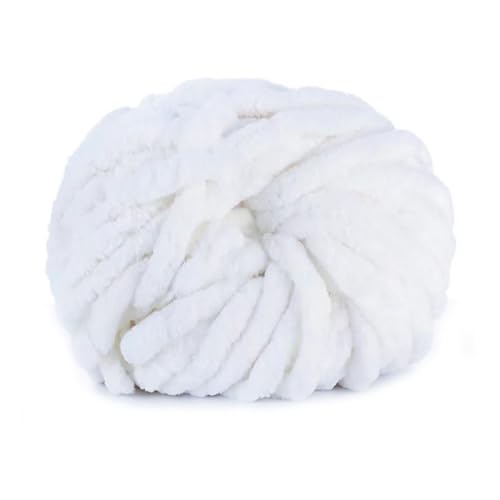 Chenille-Garn, Dickes, Flauschiges Garn, for Häkelprojekte, Herstellung Von Plüschbällen, Handgefertigten Taschen, Pullovern, Schuhen, Hüten, Pullovern, Decken, Schals, 27 M Lang(21) von IRCKONCI