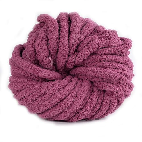 Chenille-Garn, Dickes, Flauschiges Garn, for Häkelprojekte, Herstellung Von Plüschbällen, Handgefertigten Taschen, Pullovern, Schuhen, Hüten, Pullovern, Decken, Schals, 27 M Lang(33) von IRCKONCI
