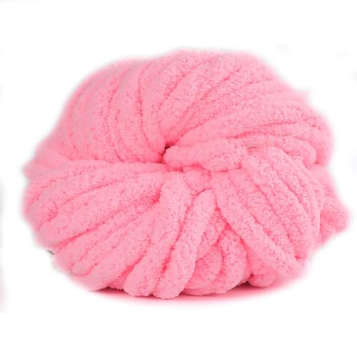 Chenille-Garn, Dickes, Flauschiges Garn, for Häkelprojekte, Herstellung Von Plüschbällen, Handgefertigten Taschen, Pullovern, Schuhen, Hüten, Pullovern, Decken, Schals, 27 M Lang(34) von IRCKONCI