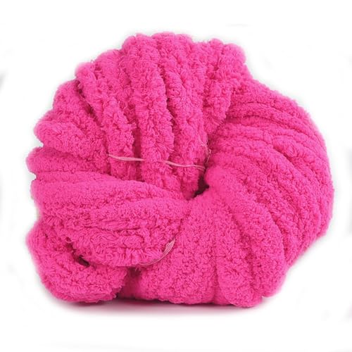 Chenille-Garn, Dickes, Flauschiges Garn, for Häkelprojekte, Herstellung Von Plüschbällen, Handgefertigten Taschen, Pullovern, Schuhen, Hüten, Pullovern, Decken, Schals, 27 M Lang(37) von IRCKONCI