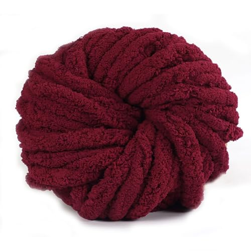 Chenille-Garn, Dickes, Flauschiges Garn, for Häkelprojekte, Herstellung Von Plüschbällen, Handgefertigten Taschen, Pullovern, Schuhen, Hüten, Pullovern, Decken, Schals, 27 M Lang(38) von IRCKONCI