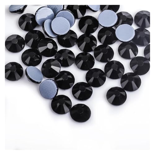 Hotfix Strasssteine Hot Fix Strasssteine ​​Flatback Kristall Hotfix Strass Glitzer Aufbügeln ​​Kleidungsstück(Black,SS20-1440pcs) von IRGVJIFR