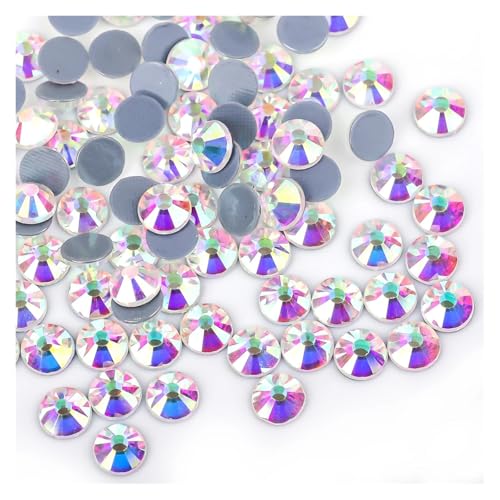 Hotfix Strasssteine Hot Fix Strasssteine ​​Flatback Kristall Hotfix Strass Glitzer Aufbügeln ​​Kleidungsstück(Crystal AB,SS6-1440pcs) von IRGVJIFR