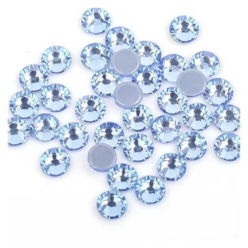 Hotfix Strasssteine Hot Fix Strasssteine ​​Flatback Kristall Hotfix Strass Glitzer Aufbügeln ​​Kleidungsstück(Lt.Sapphire,SS20-1440pcs) von IRGVJIFR