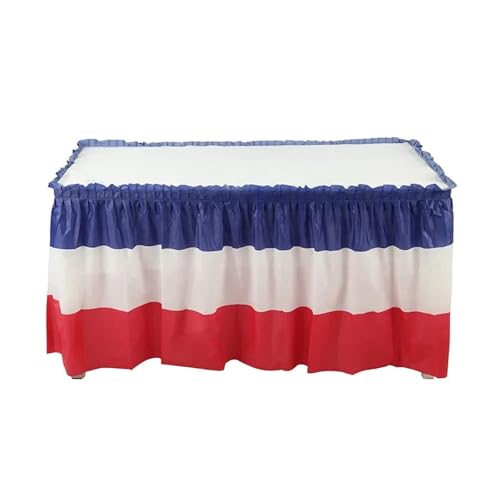 IRGVJIFR Tischrock Tischrock 73 * 426cm Rot/Weiß/Blau Tischröcke IRGVJIFR Tischrock Tischrock 73 * 426cm Rot/Weiß/Blau Tischröcke von IRGVJIFR