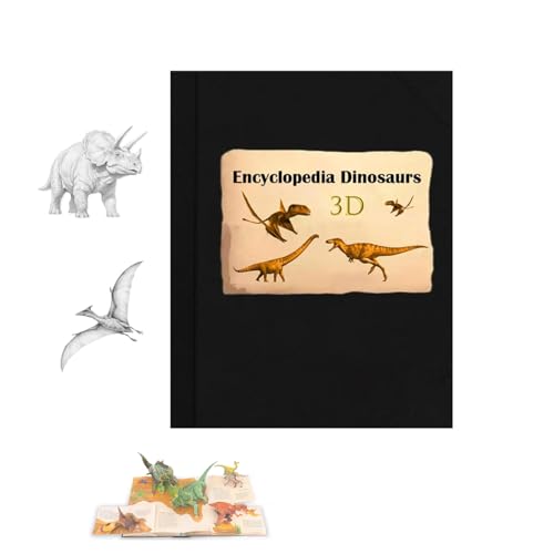 IRILXGAY EnzyklopäDie Der Dinosaurier, Universal 3d Dinosaurier EnzyklopäDie FüR Erwachsene Und Kinder, Cover Mit Minimalistischem Design, Low Profile Mystery IRILXGAY EnzyklopäDie Der Dinosaurier, Universal 3d Dinosaurier EnzyklopäDie FüR Erwachsene Und Kinder, Cover Mit Minimalistischem Design, Low Profile Mystery von IRILXGAY