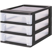 IRIS Ohyama Aufbewahrungsbox 3x 4,0 l transparent, schwarz 26,0 x 35,5 x 25,5 cm IRIS Ohyama Aufbewahrungsbox 3x 4,0 l transparent, schwarz 26,0 x 35,5 x 25,5 cm von IRIS Ohyama