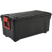 IRIS Ohyama Multi Aufbewahrungsbox 75,0 l schwarz, rot 39,5 x 78,0 x 35,0 cm von IRIS Ohyama