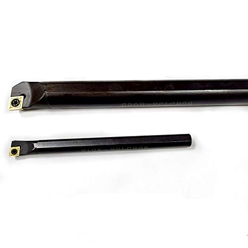 1P S12M-SCLCR09/S12M-SCLCL09 CNC Drehwerkzeug, internes Drehwerkzeug, Halter für CCMG09T3 Hartmetalleinsätze, S12M-SCLCL09, Schwarz , 1 1P S12M-SCLCR09/S12M-SCLCL09 CNC Drehwerkzeug, internes Drehwerkzeug, Halter für CCMG09T3 Hartmetalleinsätze, S12M-SCLCL09, Schwarz , 1 von IRON ROOT