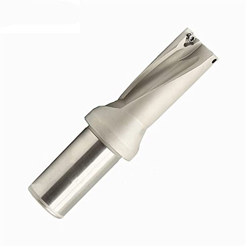U-Bohrer, WC-Serie, C20, C25, Bohrtiefe, 4D-Bohrer, 15 mm-20,5 mm, WC03, CNC-Drehmaschine, Fräswerkzeug, indexierbar, U-Bohrer, Schnellbohrer für WCMX-Einsätze (C25-4D17,5 WC03) von IRON ROOT