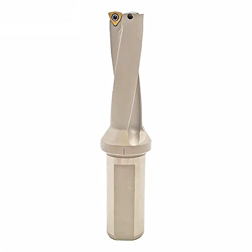 U-Bohrer, WC-Serie, C32, Bohrtiefe, 4D-Bohrer, 25 mm-30,5 mm, WC05, CNC-Drehmaschine, Fräswerkzeug, indexierbar, U-Bohrer, Schnellbohrer für WCMX-Einsätze (C32-4D25.5 WC05) von IRON ROOT