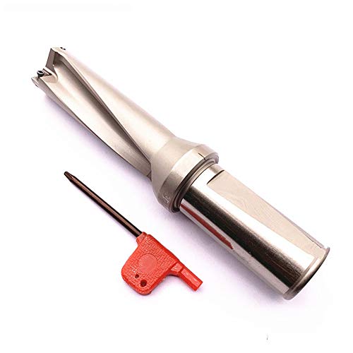 U-Bohrer C32-5D Bohrtiefe 25,5 mm-30 mm WC08 CNC-Drehwerkzeug, indexierbar, U-Bohrer, Schnellbohrer, für WCMX WCMT (C32-5D27 WC05) von IRON ROOT