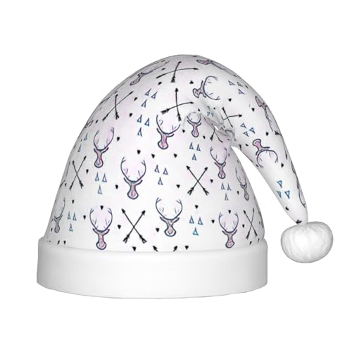 IRSHI Jagdpfeil-Dreiecke, Hirsch-Weihnachtsmannmütze, lustige und festliche Partykleidung für Weihnachten, Neujahr und festliche Feiertagsfeiern von IRSHI