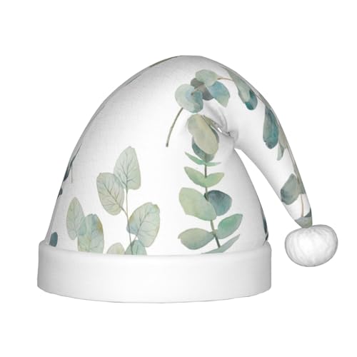 IRSHI Weihnachtsmütze mit Eukalyptusblättern, lustige und festliche Partykleidung für Weihnachten, Neujahr und festliche Feiertagsfeiern von IRSHI