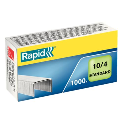 Heftklammern Nr. 10/4 Standard, verzinkt, 1000 Stück, 20 Stück Heftklammern Nr. 10/4 Standard, verzinkt, 1000 Stück, 20 Stück von ISABERG RAPID AGRAFAGE