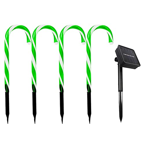 4Pcs Zuckerstangen Lichterketten, Festive LED Lichterketten Weihnachtsweg Marker Weihnachtsbeleuchtung Außen Gartenleuchte Zuckerstange Solar Lichterkette für Party Garten Weihnachten Dekoration 4Pcs Zuckerstangen Lichterketten, Festive LED Lichterketten Weihnachtsweg Marker Weihnachtsbeleuchtung Außen Gartenleuchte Zuckerstange Solar Lichterkette für Party Garten Weihnachten Dekoration von ISAKEN