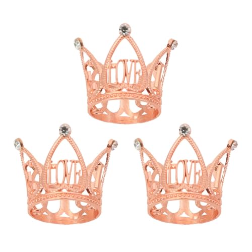 ISAKEN 3 Stücke Tortendeko Geburtstag, Crown Cake Topper Mini Krone Dekoration mit Strass, Wiederverwendbare Kuchen Krone Deko Cake Topper für Kinder Mädchen Frauen Dame ISAKEN 3 Stücke Tortendeko Geburtstag, Crown Cake Topper Mini Krone Dekoration mit Strass, Wiederverwendbare Kuchen Krone Deko Cake Topper für Kinder Mädchen Frauen Dame von ISAKEN