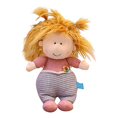 ISAKEN 40cm Niedliche Weiche Stoffpuppe Kuschelpuppe Babypuppe Weiche Puppe mit Kleidung und Haaren, Kinder Gefüllte Puppen Textilpuppen Plüsch Stofftier Spielzeug Geschenk für Mädchen Baby ISAKEN 40cm Niedliche Weiche Stoffpuppe Kuschelpuppe Babypuppe Weiche Puppe mit Kleidung und Haaren, Kinder Gefüllte Puppen Textilpuppen Plüsch Stofftier Spielzeug Geschenk für Mädchen Baby von ISAKEN