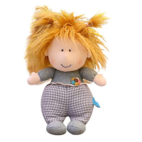 ISAKEN 40cm Niedliche Weiche Stoffpuppe Kuschelpuppe Babypuppe Weiche Puppe mit Kleidung und Haaren, Kinder Gefüllte Puppen Textilpuppen Plüsch Stofftier Spielzeug Geschenk für Mädchen Baby ISAKEN 40cm Niedliche Weiche Stoffpuppe Kuschelpuppe Babypuppe Weiche Puppe mit Kleidung und Haaren, Kinder Gefüllte Puppen Textilpuppen Plüsch Stofftier Spielzeug Geschenk für Mädchen Baby von ISAKEN