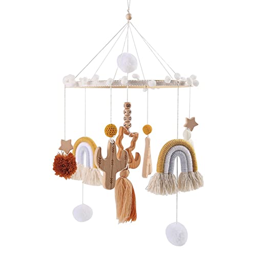 ISAKEN Baby Mobile Krippe Baby Windspiel Holz mit Filzbällen, Kinderzimmer Hängende Bettglocke Wolken Mobile Windspie Babybett Spiel Mobile Baby Jungen Mädchen für Kinderzimmer Kinder Bett Dekor ISAKEN Baby Mobile Krippe Baby Windspiel Holz mit Filzbällen, Kinderzimmer Hängende Bettglocke Wolken Mobile Windspie Babybett Spiel Mobile Baby Jungen Mädchen für Kinderzimmer Kinder Bett Dekor von ISAKEN
