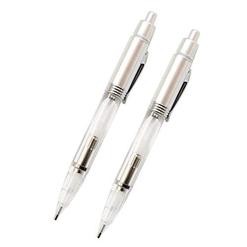 ISAKEN Diamant Malstift, 2 Stück Diamond Painting Pen DIY 5D Diamond Malstift mit Licht 5D Diamond Painting Point Pen DIY Diamant Malerei Stift Zubehör Diamant-Malwerkzeuge für Diamantmalerei von ISAKEN