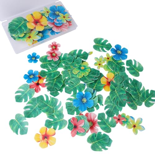ISAKEN Essbares Oblatenpapier Kuchendekoration, 83 Stück Blumen Schildkrötenblatt Tortendekoration Waffelpapier Tortendekoration für Geburtstags Hochzeits Nachmittagstee Kuchendekorationen ISAKEN Essbares Oblatenpapier Kuchendekoration, 83 Stück Blumen Schildkrötenblatt Tortendekoration Waffelpapier Tortendekoration für Geburtstags Hochzeits Nachmittagstee Kuchendekorationen von ISAKEN