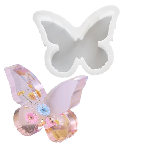 ISAKEN Große Silikonformen Epoxidharz Schmetterlings-Buchstützen, Epoxidharz Formen Silikonform Gießform Resin Mold Epoxidharz Gießform Buchstützen für DIY Basteln Desktop Organizer Geschenk ISAKEN Große Silikonformen Epoxidharz Schmetterlings-Buchstützen, Epoxidharz Formen Silikonform Gießform Resin Mold Epoxidharz Gießform Buchstützen für DIY Basteln Desktop Organizer Geschenk von ISAKEN