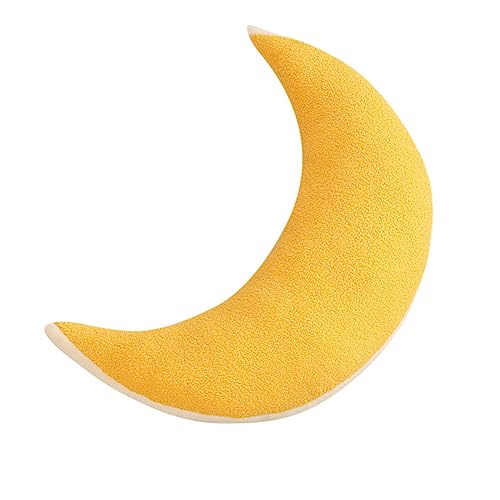 ISAKEN Nackenkissen in Mond Form, Kissen Mond Kissen Kinderzimmer Mondkissen Kinder Mondkissen Stillkissen Gefüllte Plüschmond Weiche Mond Kuscheltier Flauschiges Kuschelkissen für Junge Mädchen ISAKEN Nackenkissen in Mond Form, Kissen Mond Kissen Kinderzimmer Mondkissen Kinder Mondkissen Stillkissen Gefüllte Plüschmond Weiche Mond Kuscheltier Flauschiges Kuschelkissen für Junge Mädchen von ISAKEN