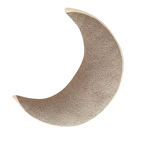 ISAKEN Nackenkissen in Mond Form, Kissen Mond Kissen Kinderzimmer Mondkissen Kinder Mondkissen Stillkissen Gefüllte Plüschmond Weiche Mond Kuscheltier Flauschiges Kuschelkissen für Junge Mädchen ISAKEN Nackenkissen in Mond Form, Kissen Mond Kissen Kinderzimmer Mondkissen Kinder Mondkissen Stillkissen Gefüllte Plüschmond Weiche Mond Kuscheltier Flauschiges Kuschelkissen für Junge Mädchen von ISAKEN
