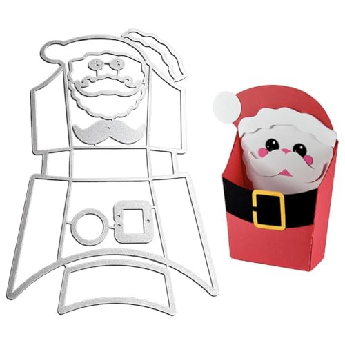 ISAKEN Stanzschablone Weihnachtsbox Stanzformen Box Schachtel Häuser Prägeschablonen Cutting Dies für Süßigkeiten DIY Scrapbooking Tischdeko Geschenke Süßigkeiten Kartenbasteln Fotoalbum ISAKEN Stanzschablone Weihnachtsbox Stanzformen Box Schachtel Häuser Prägeschablonen Cutting Dies für Süßigkeiten DIY Scrapbooking Tischdeko Geschenke Süßigkeiten Kartenbasteln Fotoalbum von ISAKEN