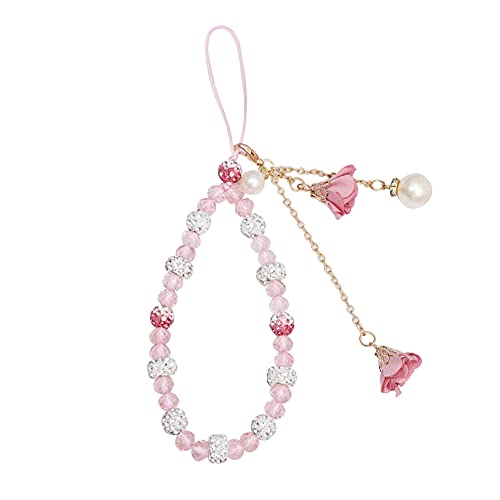 Perlen Handy Lanyard Handykette Perlen Handyanhänger, Vintage Kristall Blumen Böhmische Schlüsselband Kette Anti-Verlorene Handykette für Mobile Phone Hängende Schnur Handy-Schmuck für Damen Frauen Perlen Handy Lanyard Handykette Perlen Handyanhänger, Vintage Kristall Blumen Böhmische Schlüsselband Kette Anti-Verlorene Handykette für Mobile Phone Hängende Schnur Handy-Schmuck für Damen Frauen von ISAKEN