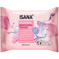 ISANA feuchte Reinigungstücher 5 in 1 alle Hauttypen 1-lagig weiß, 25 Tücher ISANA feuchte Reinigungstücher 5 in 1 alle Hauttypen 1-lagig weiß, 25 Tücher von ISANA