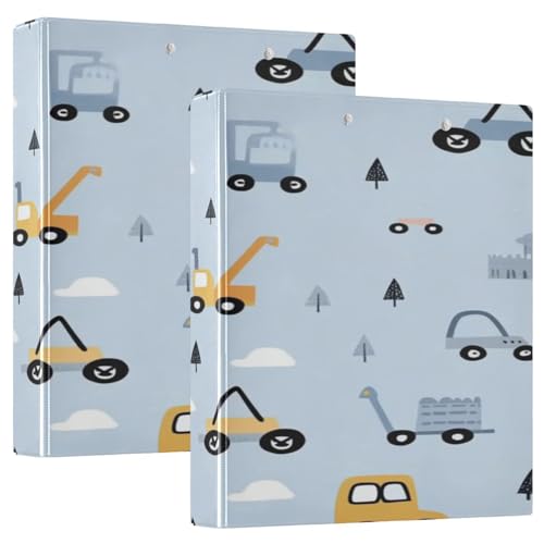 3 Ringbücher Notebook Binder Aktenordner Einfacher Aufbau Transport Auto für Dokumentenorganisation zu Hause, Schule oder Büro von ISAOA