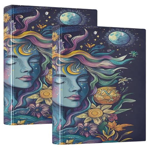 3 Ringbücher Notizbuch Binder Aktenordner Augen geschlossen Frau gelbe Sonne für Dokumentenorganisation zu Hause, Schule oder Büro 3 Ringbücher Notizbuch Binder Aktenordner Augen geschlossen Frau gelbe Sonne für Dokumentenorganisation zu Hause, Schule oder Büro von ISAOA