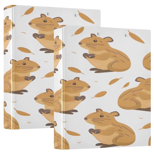 3 Ringbücher Notizbuch Binder Aktenordner Braun Capybara für die Dokumentenorganisation zu Hause, in der Schule oder im Büro 3 Ringbücher Notizbuch Binder Aktenordner Braun Capybara für die Dokumentenorganisation zu Hause, in der Schule oder im Büro von ISAOA