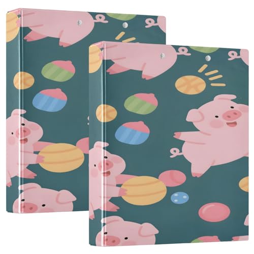 3 Ringbücher Notizbuch Binder Aktenordner Cute Pig Ballon für Dokumentenorganisation zu Hause, in der Schule oder im Büro 3 Ringbücher Notizbuch Binder Aktenordner Cute Pig Ballon für Dokumentenorganisation zu Hause, in der Schule oder im Büro von ISAOA