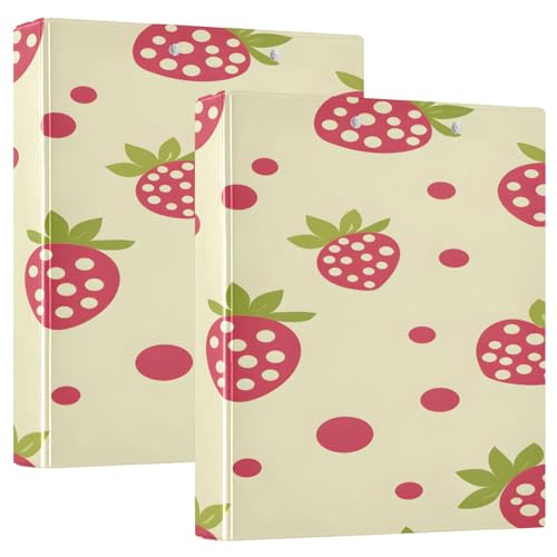 3 Ringbücher Notizbuch Binder Aktenordner Erdbeerrot Punkt für Dokumentenorganisation zu Hause, in der Schule oder im Büro 3 Ringbücher Notizbuch Binder Aktenordner Erdbeerrot Punkt für Dokumentenorganisation zu Hause, in der Schule oder im Büro von ISAOA
