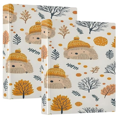 3 Ringbücher Notizbuch Binder Aktenordner Igel Hut Zweig für Dokumentenorganisation zu Hause, in der Schule oder im Büro 3 Ringbücher Notizbuch Binder Aktenordner Igel Hut Zweig für Dokumentenorganisation zu Hause, in der Schule oder im Büro von ISAOA