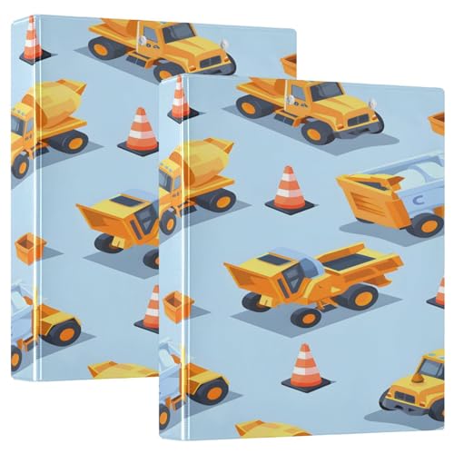 3 Ringbücher Notizbuch Binder Aktenordner Isometrische Baufahrzeuge Muster für Dokumentenorganisation zu Hause, in der Schule oder im Büro 3 Ringbücher Notizbuch Binder Aktenordner Isometrische Baufahrzeuge Muster für Dokumentenorganisation zu Hause, in der Schule oder im Büro von ISAOA