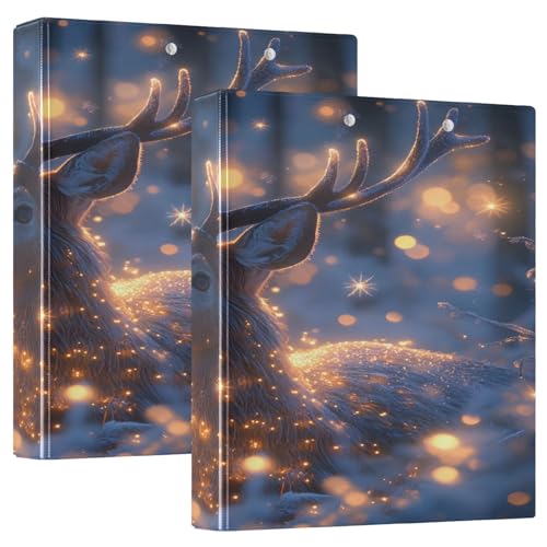3 Ringbücher Notizbuch Binder Aktenordner Leichter Hirsch für Dokumentenorganisation zu Hause, in der Schule oder im Büro 3 Ringbücher Notizbuch Binder Aktenordner Leichter Hirsch für Dokumentenorganisation zu Hause, in der Schule oder im Büro von ISAOA