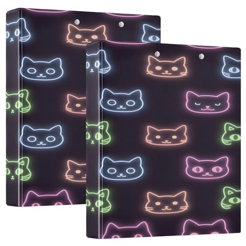 3 Ringbücher Notizbuch Binder Aktenordner Leichter Katzenkopf für Dokumentenorganisation zu Hause, in der Schule oder im Büro 3 Ringbücher Notizbuch Binder Aktenordner Leichter Katzenkopf für Dokumentenorganisation zu Hause, in der Schule oder im Büro von ISAOA