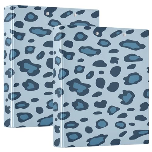 3 Ringbücher Notizbuch Binder Aktenordner Leopard Blauer Hintergrund für Dokumentenorganisation zu Hause, in der Schule oder im Büro 3 Ringbücher Notizbuch Binder Aktenordner Leopard Blauer Hintergrund für Dokumentenorganisation zu Hause, in der Schule oder im Büro von ISAOA