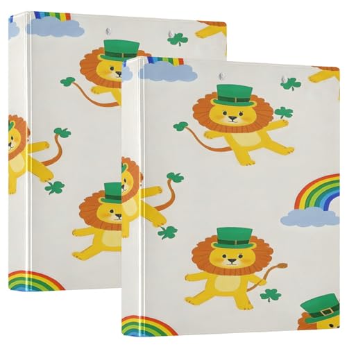3 Ringbücher Notizbuch Binder Aktenordner Löwe Regenbogen für Dokumentenorganisation zu Hause, in der Schule oder im Büro 3 Ringbücher Notizbuch Binder Aktenordner Löwe Regenbogen für Dokumentenorganisation zu Hause, in der Schule oder im Büro von ISAOA