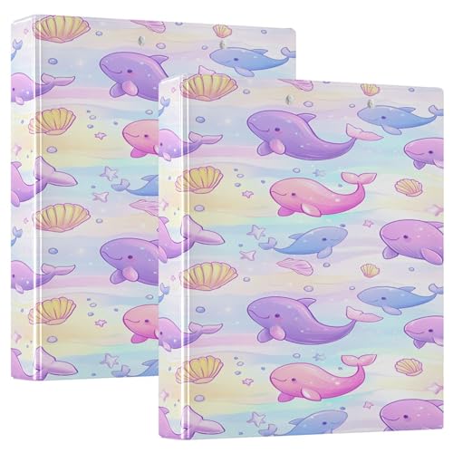3 Ringbücher Notizbuch Binder Aktenordner Niedlicher lila Delfin für Dokumentenorganisation zu Hause, in der Schule oder im Büro 3 Ringbücher Notizbuch Binder Aktenordner Niedlicher lila Delfin für Dokumentenorganisation zu Hause, in der Schule oder im Büro von ISAOA